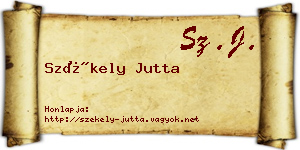 Székely Jutta névjegykártya